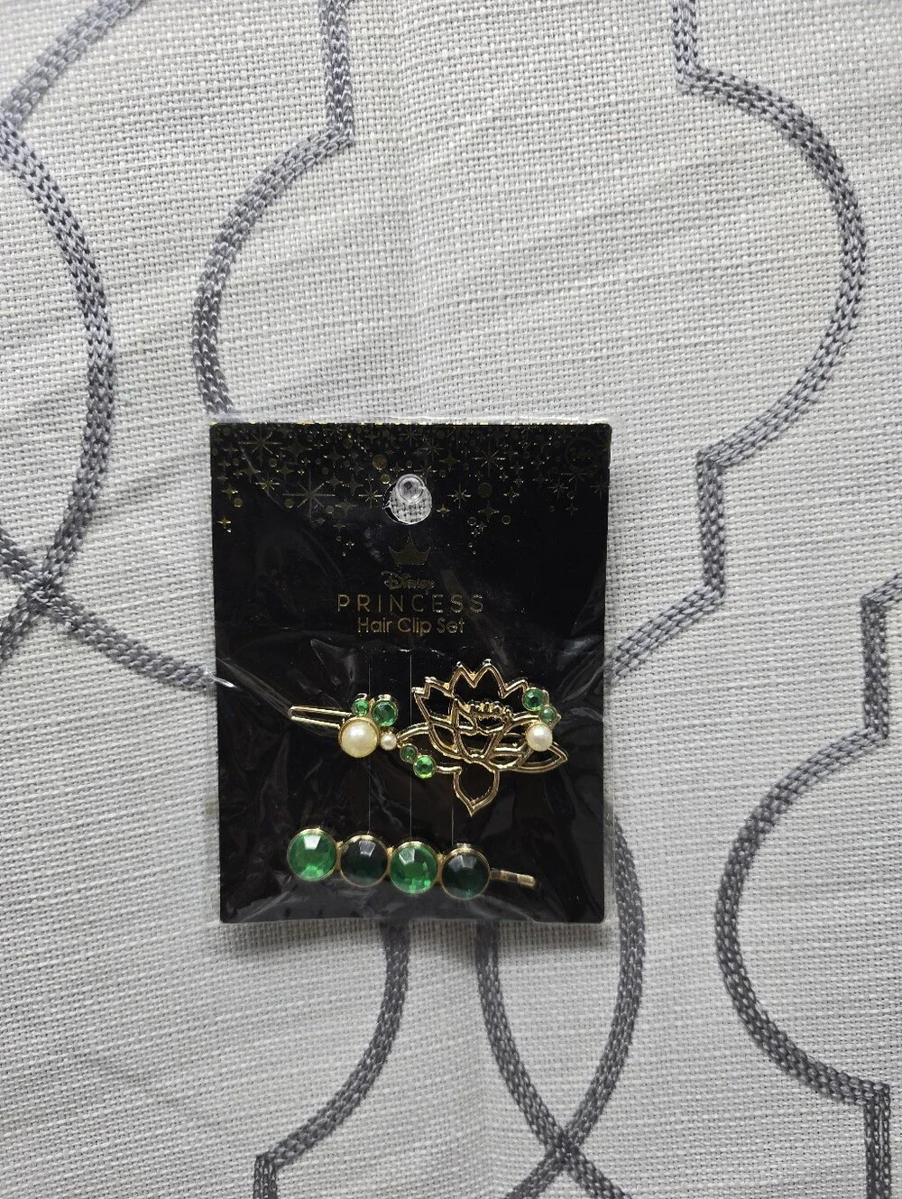 Disney Princess Tiana Accessory Set  Princess & The Frog Hair Clip Set New